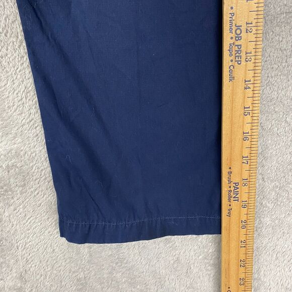 Lauren Ralph Lauren Pants Womens 8 Blue Cropped Cotton Hiking Camping Pockets - Picture 5 of 10